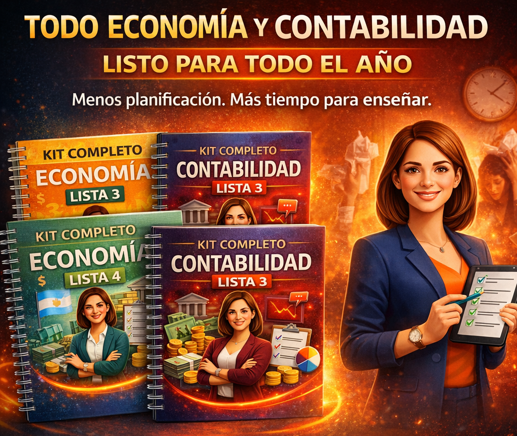 📘 Pack Completo Economía + Contabilidad Lista